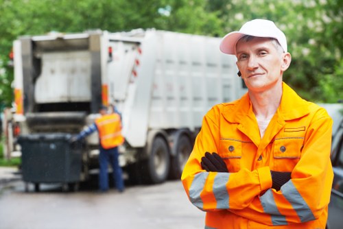 Professional home clearance team in London