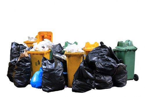 Clean and organized space after rubbish clearance